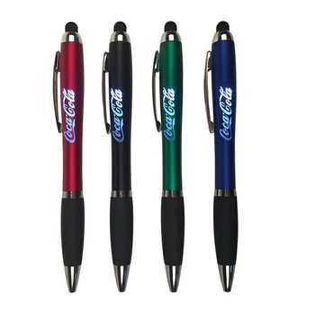 500 шт./компл., 3 в 1, Рекламная Индивидуальная лазерная ручка с логотипом, сенсорный стилус, многофункциональная светодиодная ручка с логотипом