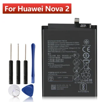 HB366179ECW Сменный Аккумулятор Для Huawei Nova2 Nova 2 CAZ-TL00 CAZ-AL10 Аккумулятор для телефона 2950 мАч