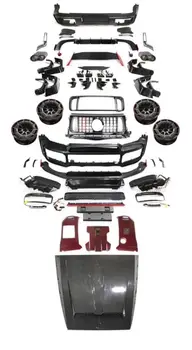 Автомобильный передний бампер, окруженный обвесом, решетка радиатора, крышка капота, крыло для Mercedes-Benz G class W464 G63 G500 G350, модифицированный brabus
