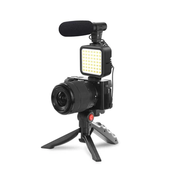 Комплект для видеоблогинга со светодиодной подсветкой, штатив с дистанционным управлением для TikTok YouTube, комплект для прямой трансляции