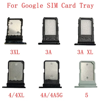 Лоток для SIM-карт Держатель Слота для SIM-карт Google Pixel 3 XL 3A 3A XL 4 4XL 4A 5 Запасные Части для карт памяти microSD